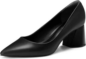 ALICEPUB Women's Closed Toe Heels Pumps Slingback Heels 2inch Chunky Block Heels Low Dress Shoes Comfortable Business Office Work Heels Wedding Shoes