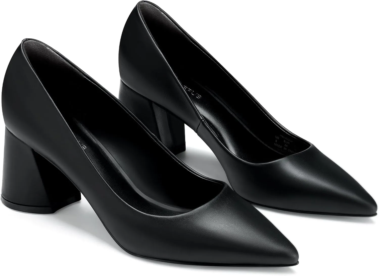 ALICEPUB Women's Closed Toe Heels Pumps Slingback Heels 2inch Chunky Block Heels Low Dress Shoes Comfortable Business Office Work Heels Wedding Shoes