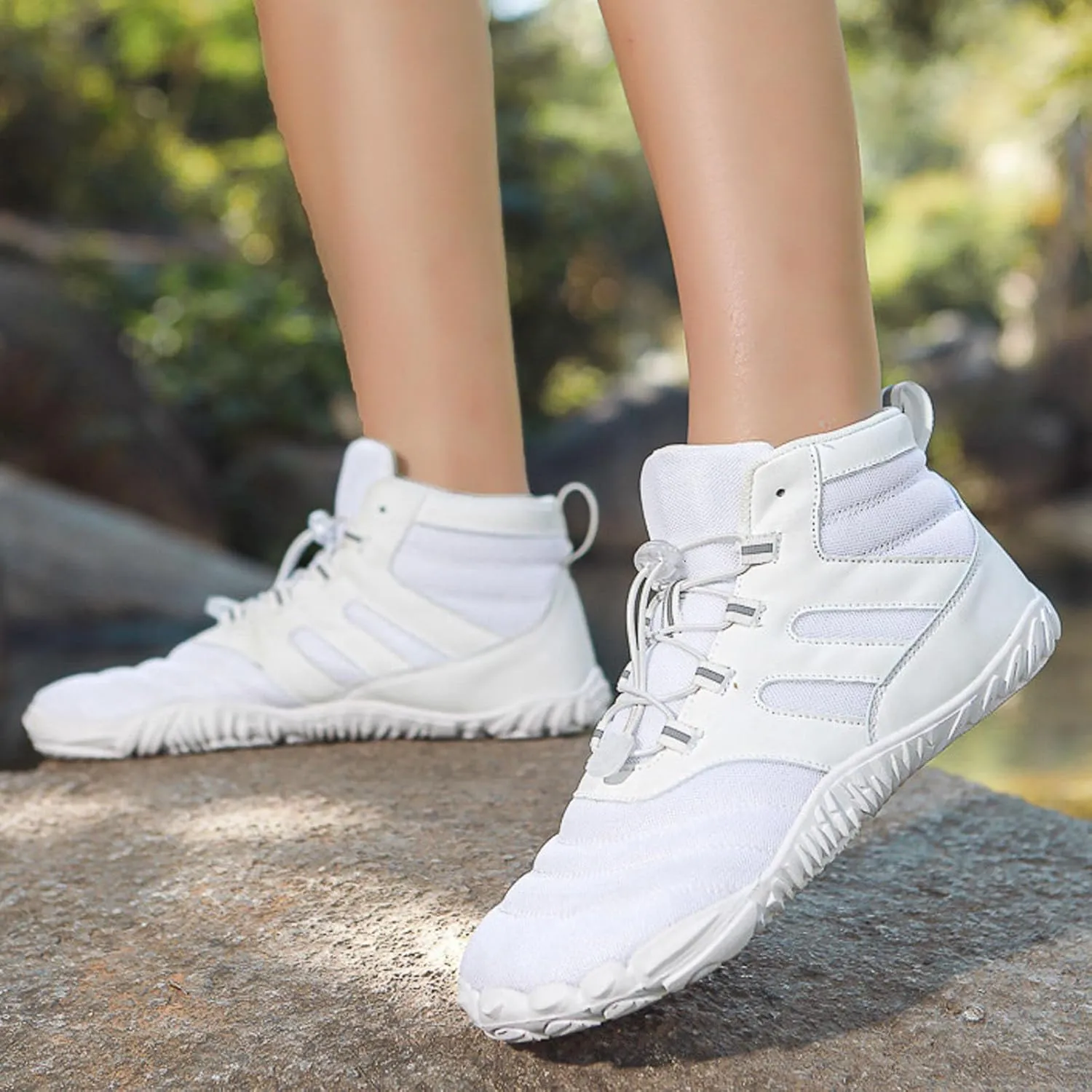 Arch Support Non Slip Minimalist Shoes for Men Breathable Mesh Fashion Sneaker Men's Breathable Barefoot Shoes