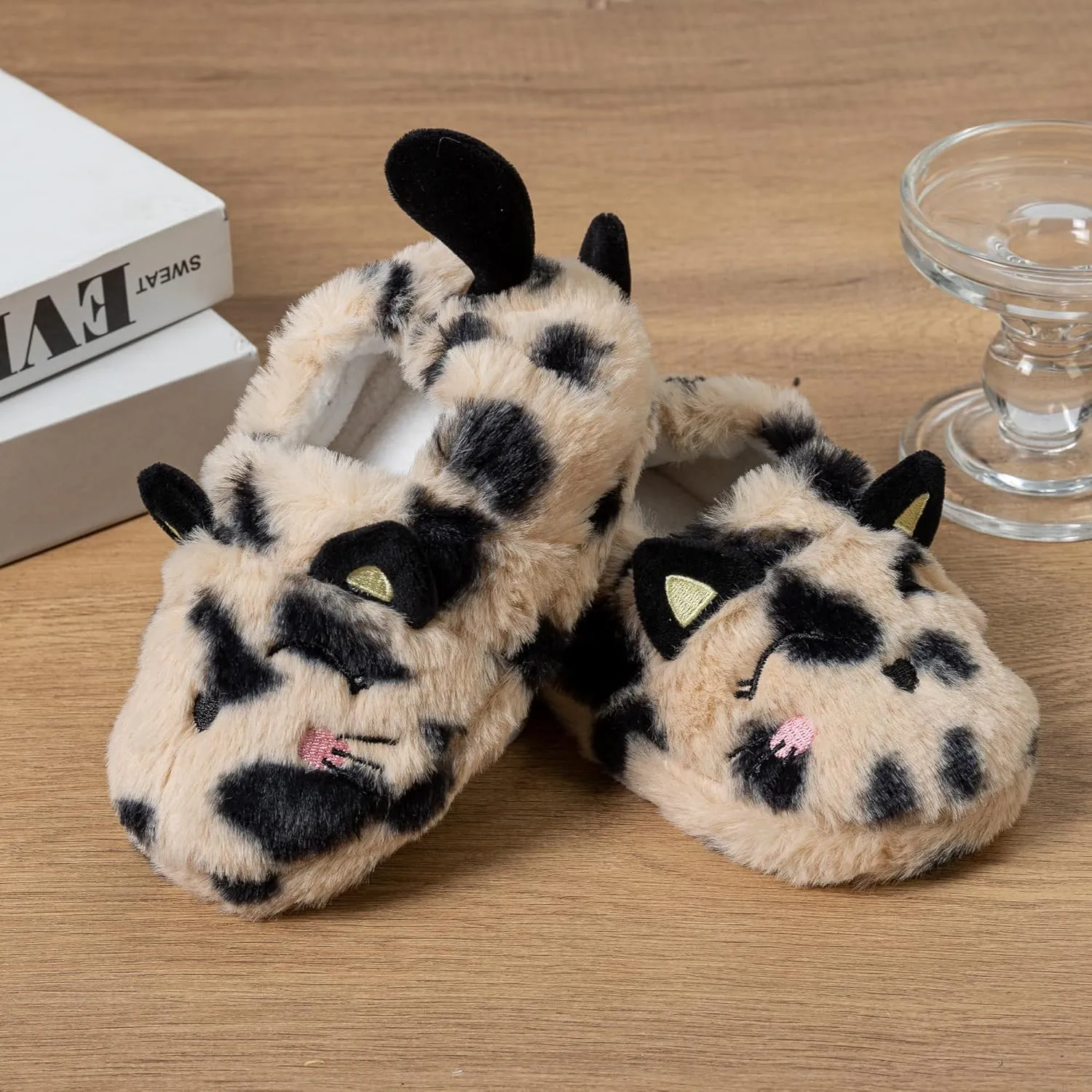 Baby Girls' Kitty House Slippers