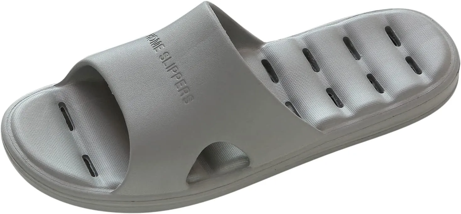 Bathroom Slippers Shower Shoes Women Non Slip Shower Slippers Travel for Women Travel Shoes Non Slip Quick Drying Slides