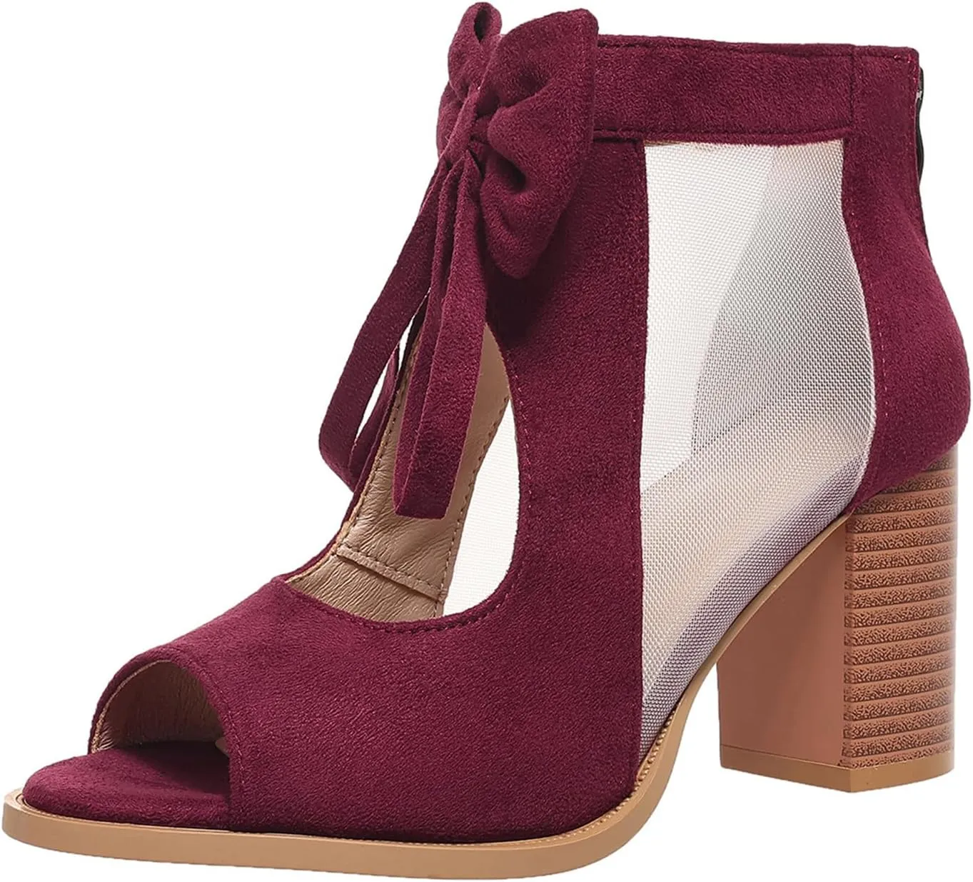 Chunky Heels For Women Wedding Chunky Block Open Toe Ankle Strap Heeled Sandals Comfortable Party Dress Pumps Shoes