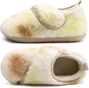 COFACE Women House Slippers Memory Foam Fluffy Slippers Ladies House Shoes Indoor Outdoor