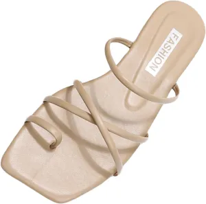 Comfortable Sandals for Women Anti-Slip Breathable Platform Flip Flops Roman Pluse Size Summer Mules Shoes