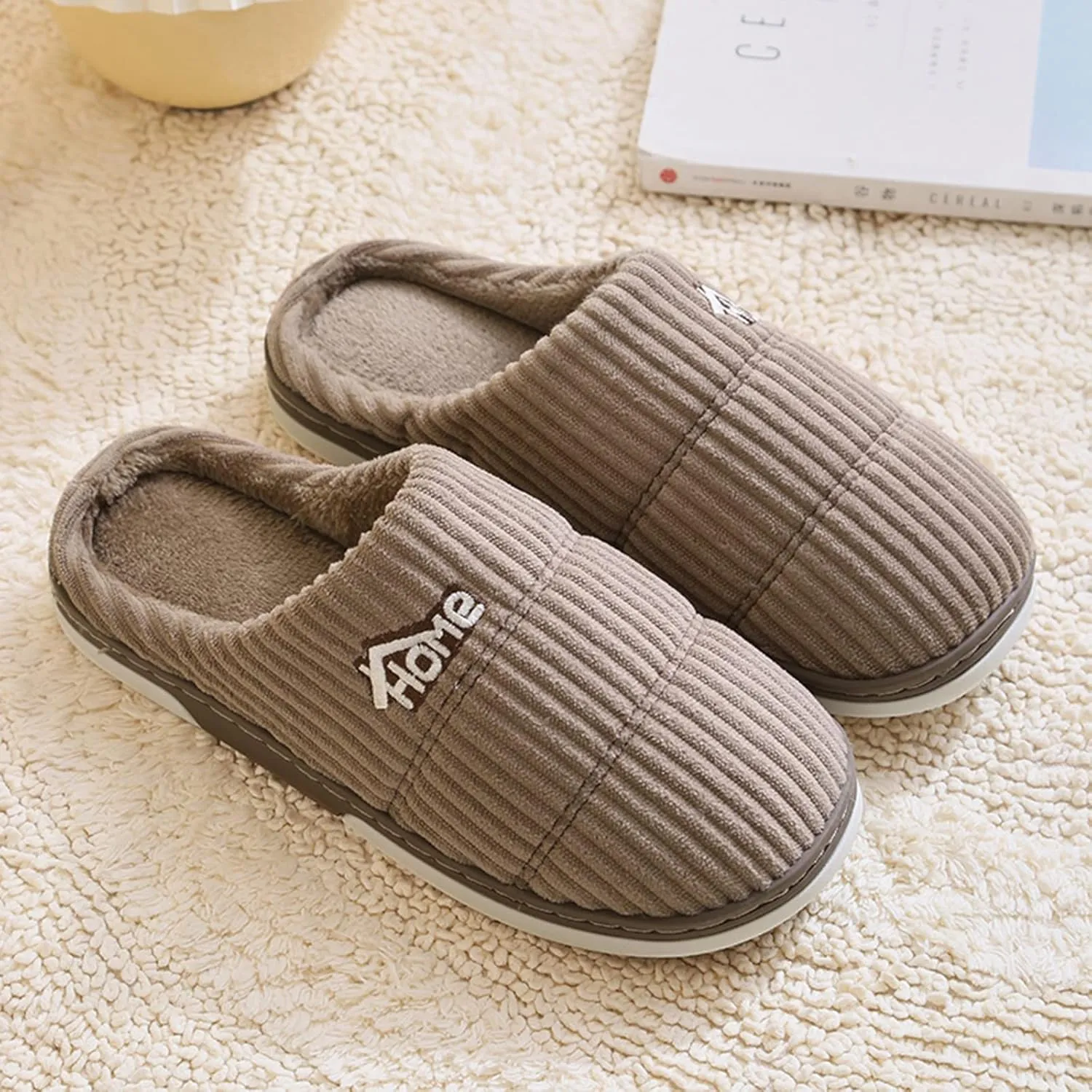 Couple House Slippers Slippers for Women for Winter Slippers for Women with Arch Support Hotel Slippers for Men Christmas Lights Outdoor Gifts for Him 2023