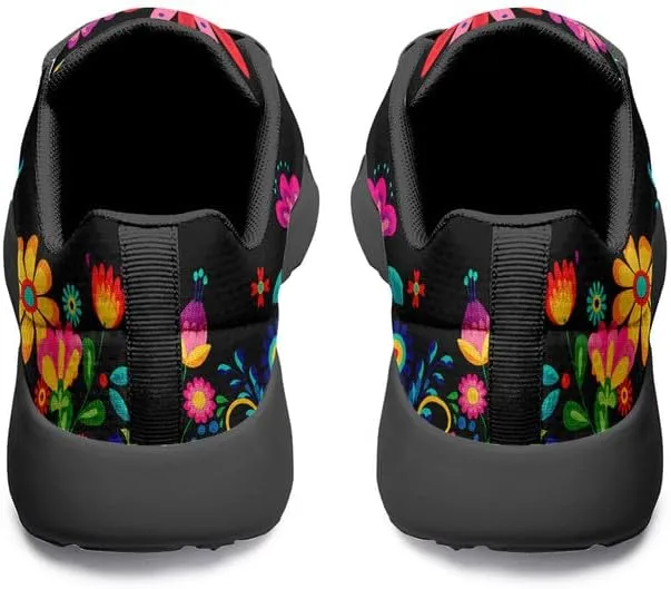 Custom Skull Running Shoes for Women Men Mesh Breathable Comfort Walking Sneaker Sports Athletic Halloween Shoes
