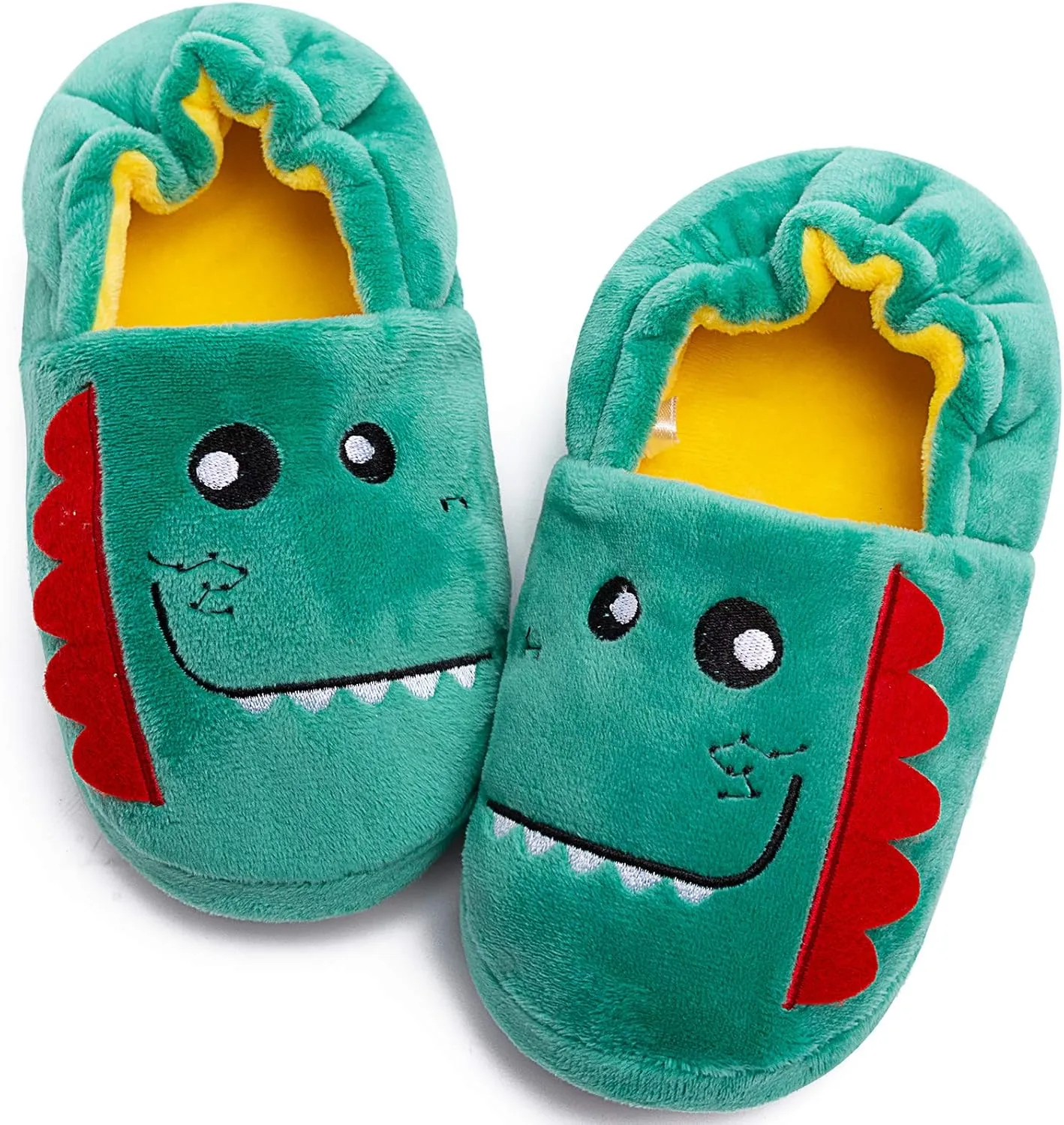 eccbox Toddler Boys Girls Cute Slippers Unicorn Fluffy Fuzzy Winter Warm Slippers Cartoon Animal Plush Indoor House Slip-on Shoes