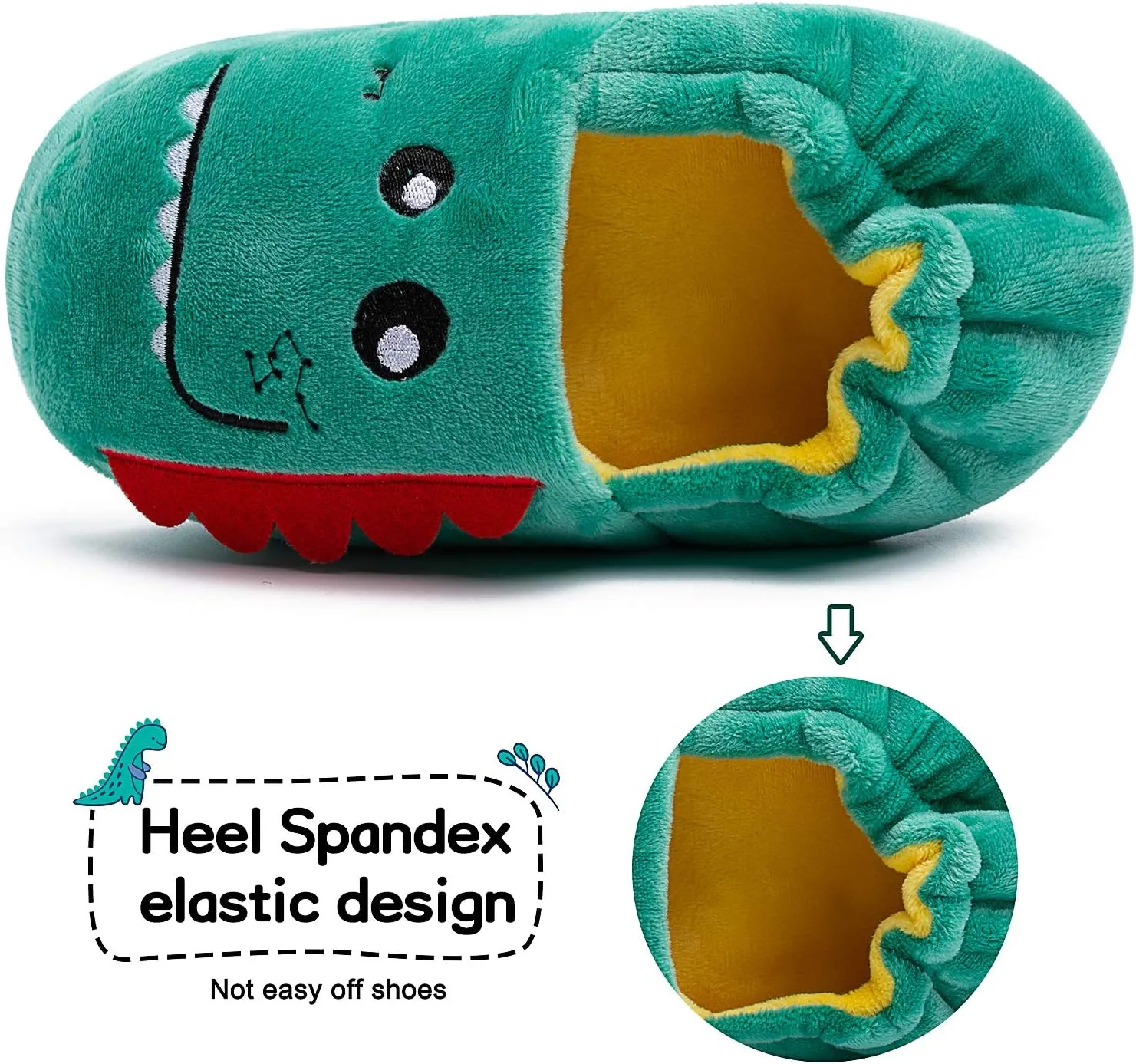eccbox Toddler Boys Girls Cute Slippers Unicorn Fluffy Fuzzy Winter Warm Slippers Cartoon Animal Plush Indoor House Slip-on Shoes
