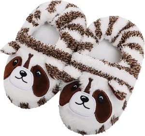 eccbox Toddler Boys Girls Cute Slippers Unicorn Fluffy Fuzzy Winter Warm Slippers Cartoon Animal Plush Indoor House Slip-on Shoes
