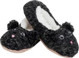 Elanze Designs Womens Animal Cozy Indoor Plush Lined Non Slip Fuzzy Soft Slipper