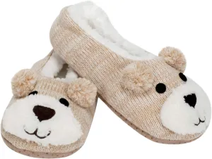 Elanze Designs Womens Animal Cozy Indoor Plush Lined Non Slip Fuzzy Soft Slipper