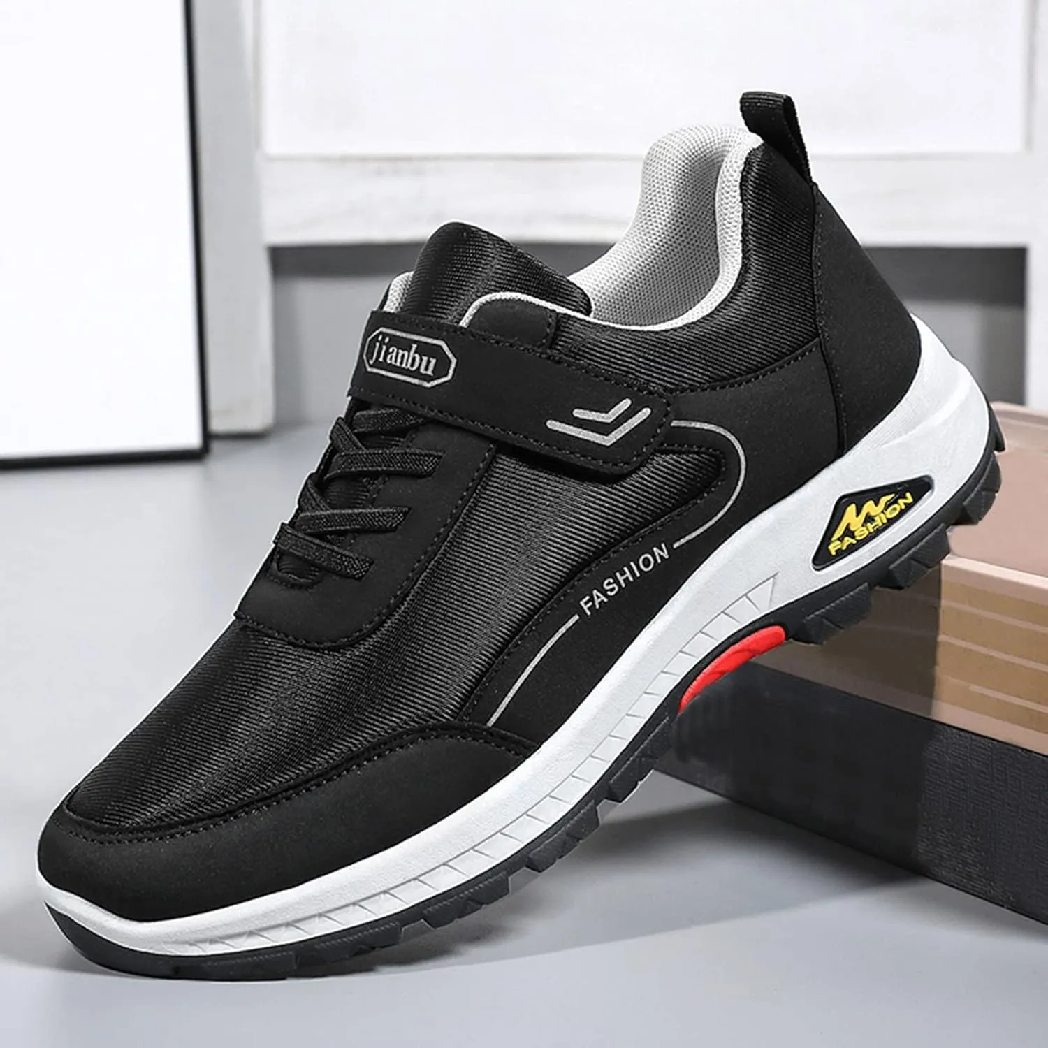 Fashion Spring and Summer Men Sports Shoes Soft Sole Non Slip Solid Color Lace Up Minimalist Lite Adapt Sneaker Men's