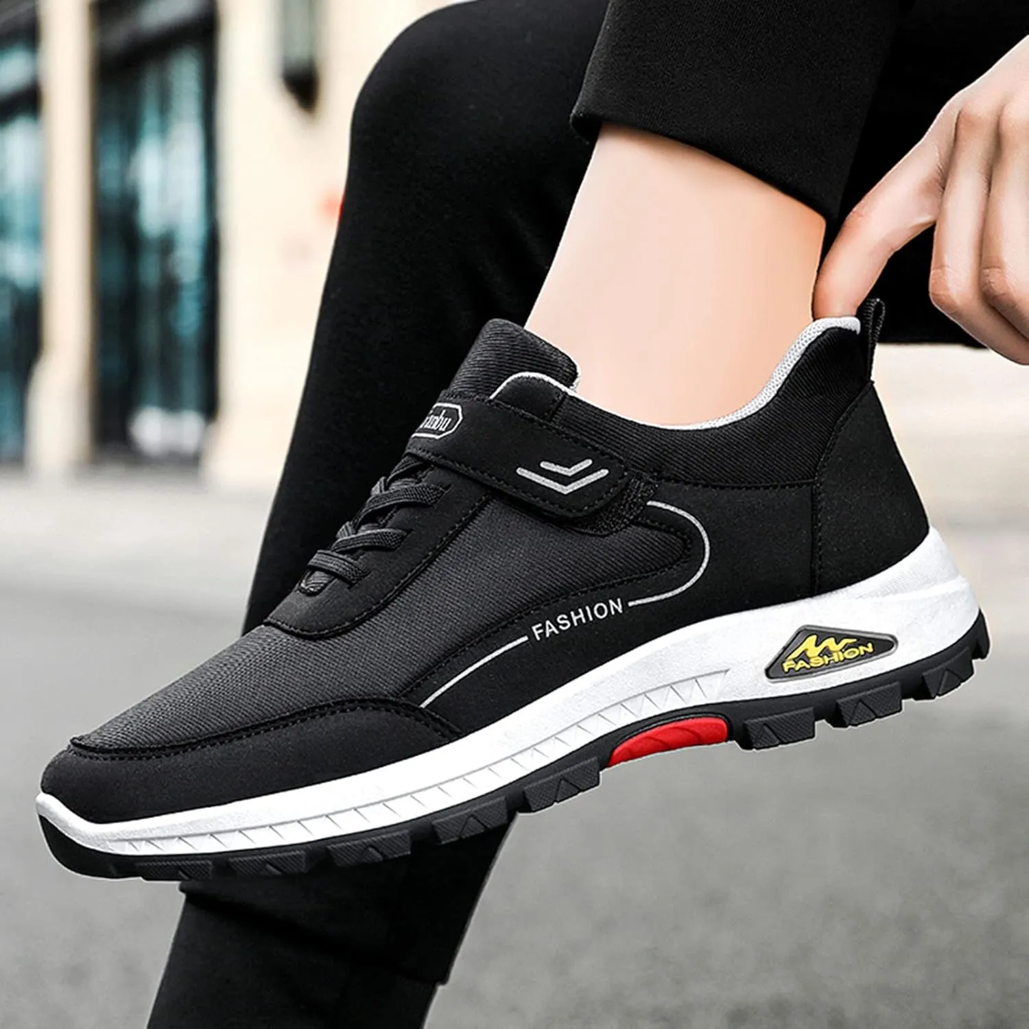 Fashion Spring and Summer Men Sports Shoes Soft Sole Non Slip Solid Color Lace Up Minimalist Lite Adapt Sneaker Men's