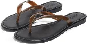 Flip Flops for Women Comfortable Transparent Beach Sandals Lightweight Slip on Walking Thong Sandals