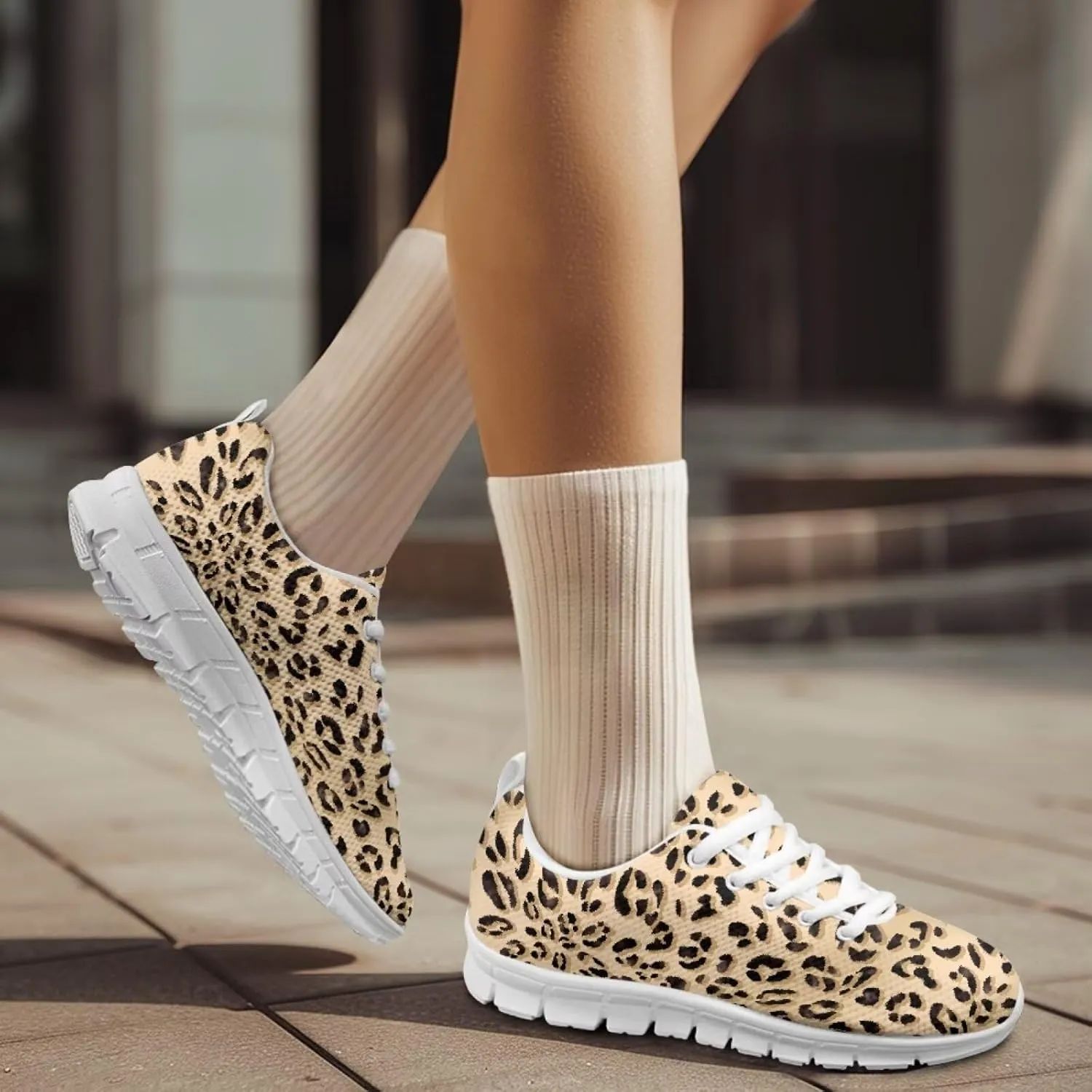 Modysero Lightweight Shoes for Womens Walking Shoes Fall Winter Outdoor Daily Tennis Sneakers for Ladies