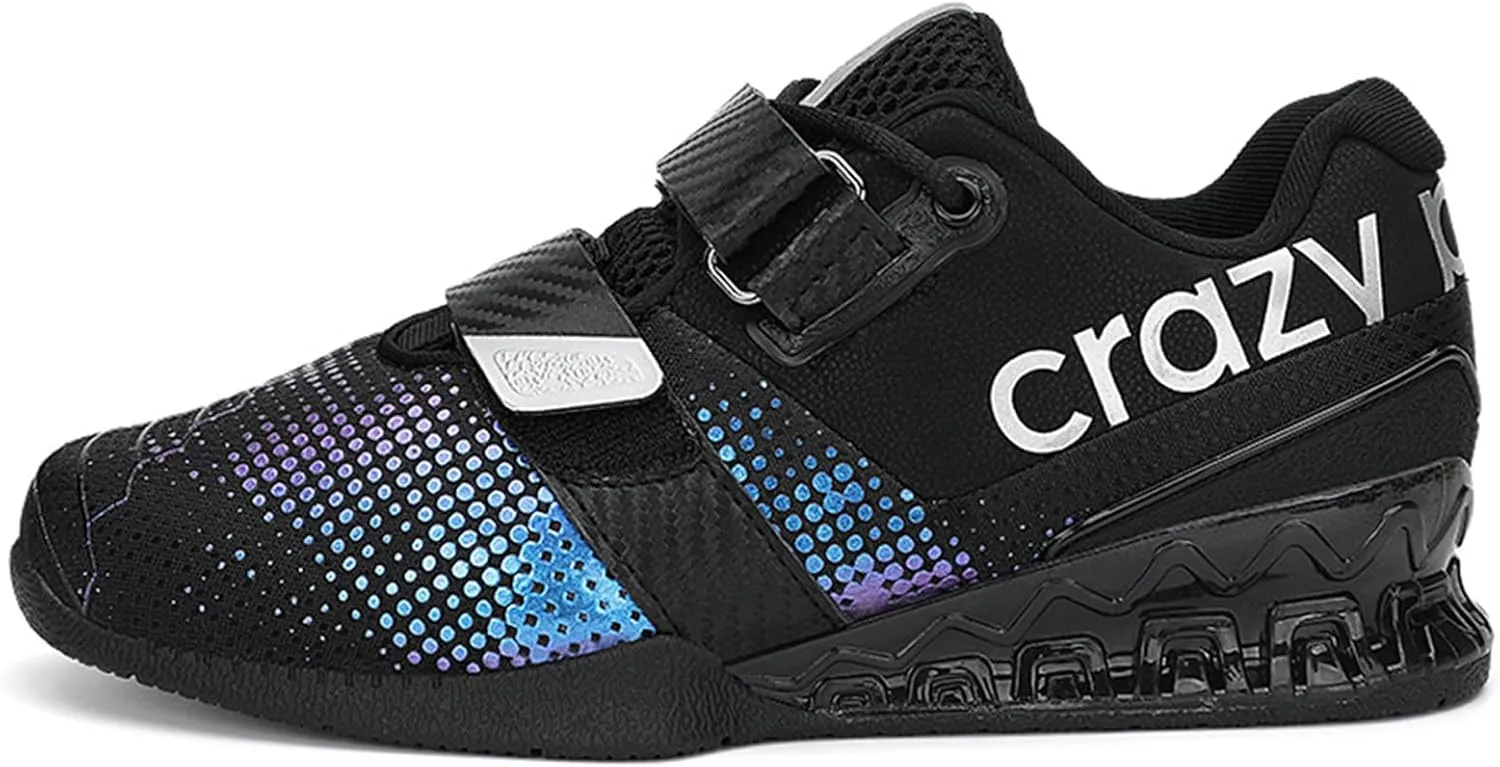 ONAIC Men's Weightlifting Shoes Indoor Fitness Trainers Breathable Squat Gym Sneakers