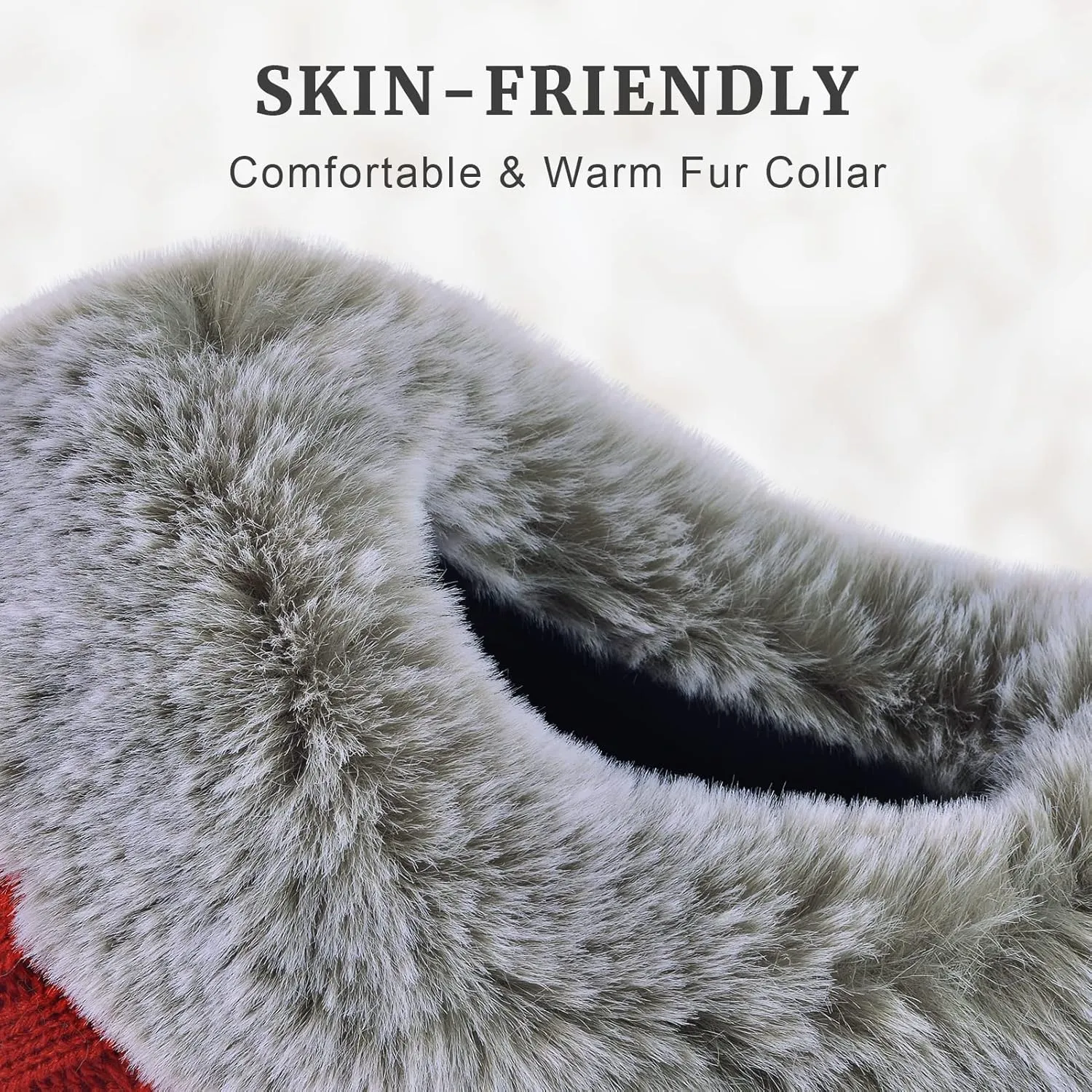 Parlovable Women's Fuzzy House Slippers Warm Soft Memory Foam Bedroom Shoes Slip on Cable Knit Rubber Sole Indoor