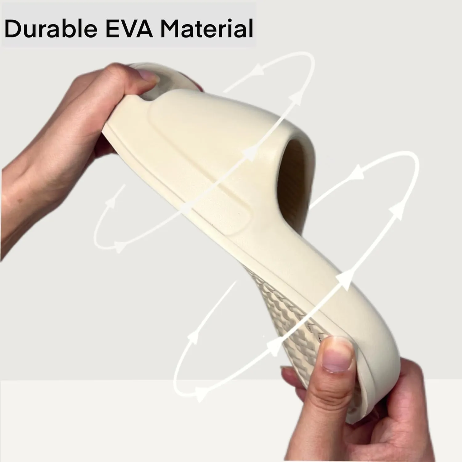 Pillow Slippers for Women and Men, EVA Cushioned Thick Sole Soft Slippers, Non-Slip Quick Drying Bathroom Shower Spa Pool Gym Cloud House Slides Sandals Summer Slippers for Indoor & Outdoor