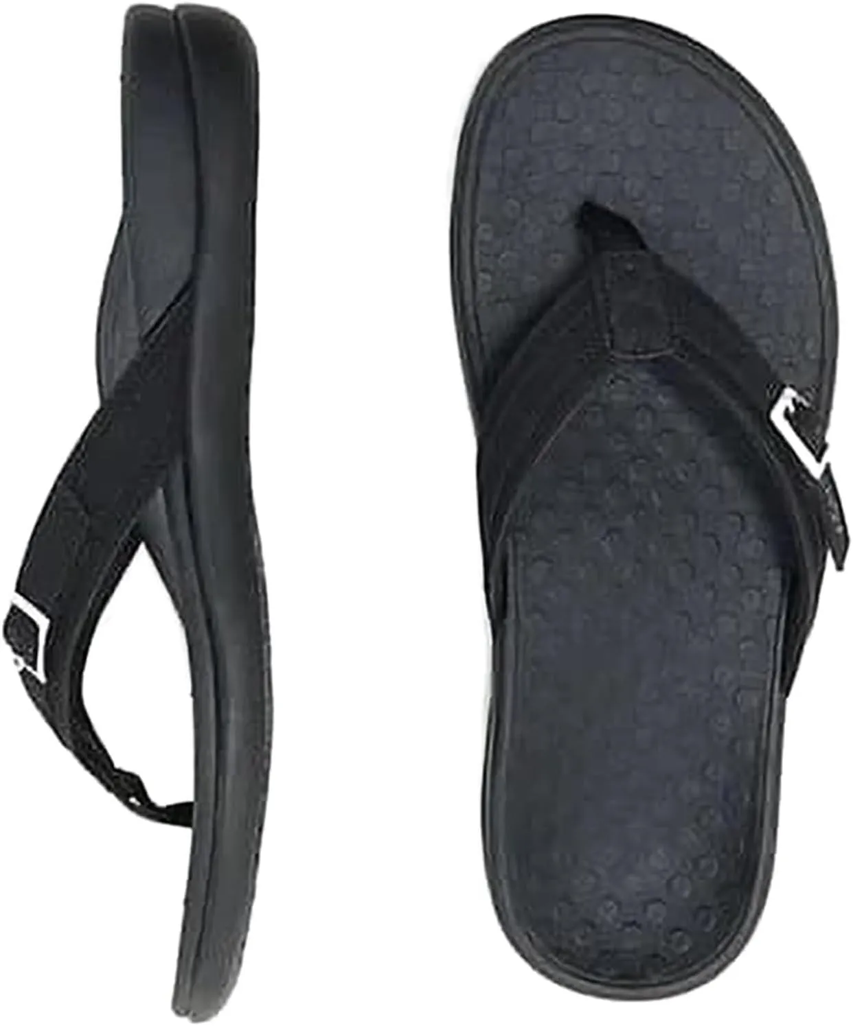 Plantar Fasciitis Feet Sandal with Arch Support Orthotic Flip Flops for Flat Orthopedic Comfortable Feet Heel Pain for Women Walking Beach River Pool Casual Flat Flip-Flops Slippers