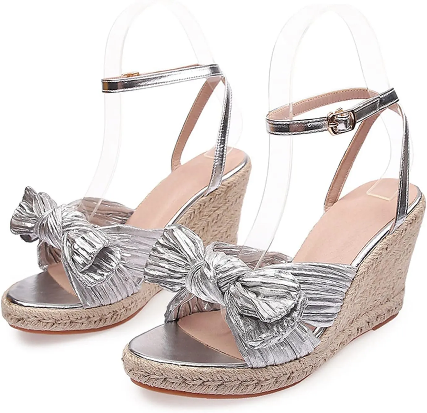 Platform Sandals Women Strappy Heeled Sandals Open Toe Dressy Wedges for Party Or Casual Comfortable Wear Orthopedic Sandal Beach Dressy Flip Flops for Wide Toe 2025 Spring