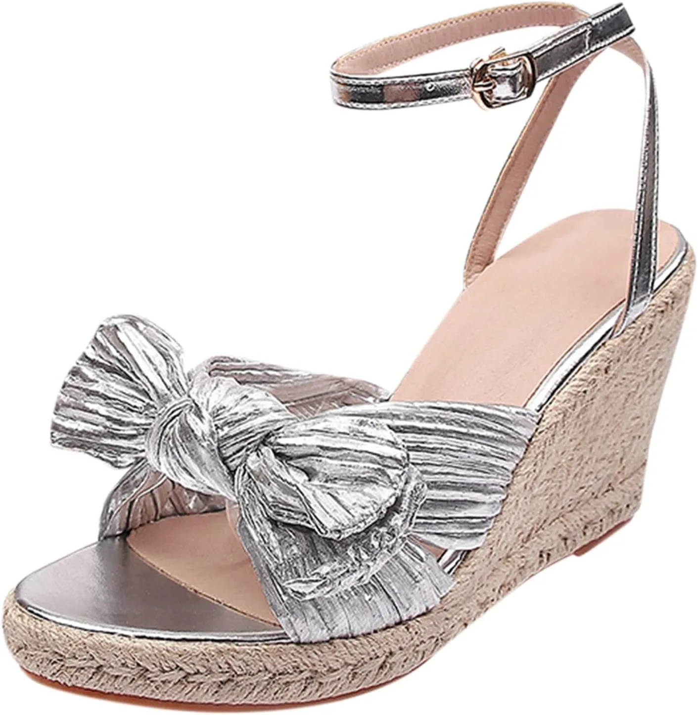 Platform Sandals Women Strappy Heeled Sandals Open Toe Dressy Wedges for Party Or Casual Comfortable Wear Orthopedic Sandal Beach Dressy Flip Flops for Wide Toe 2025 Spring
