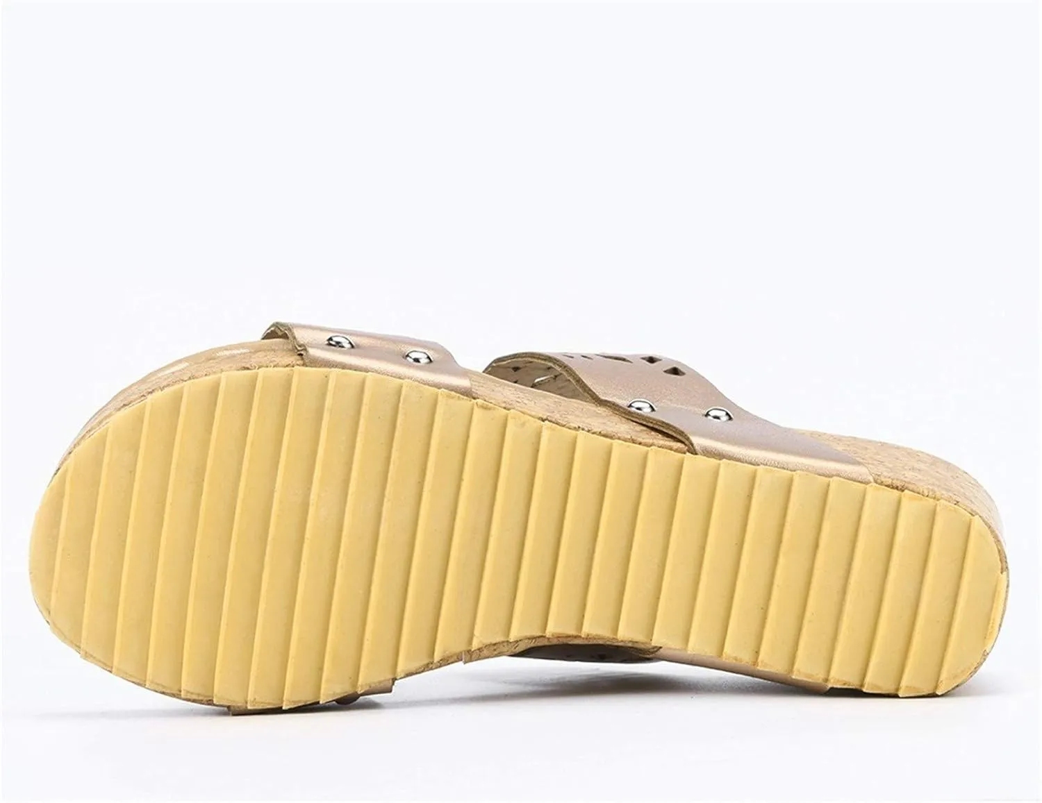 Platform Sandals Women Wedge Ankle Band Cork Platform Slip-Resistant Sole Casual Beach Walking Sandals 2025 Spring and Summer Vacation
