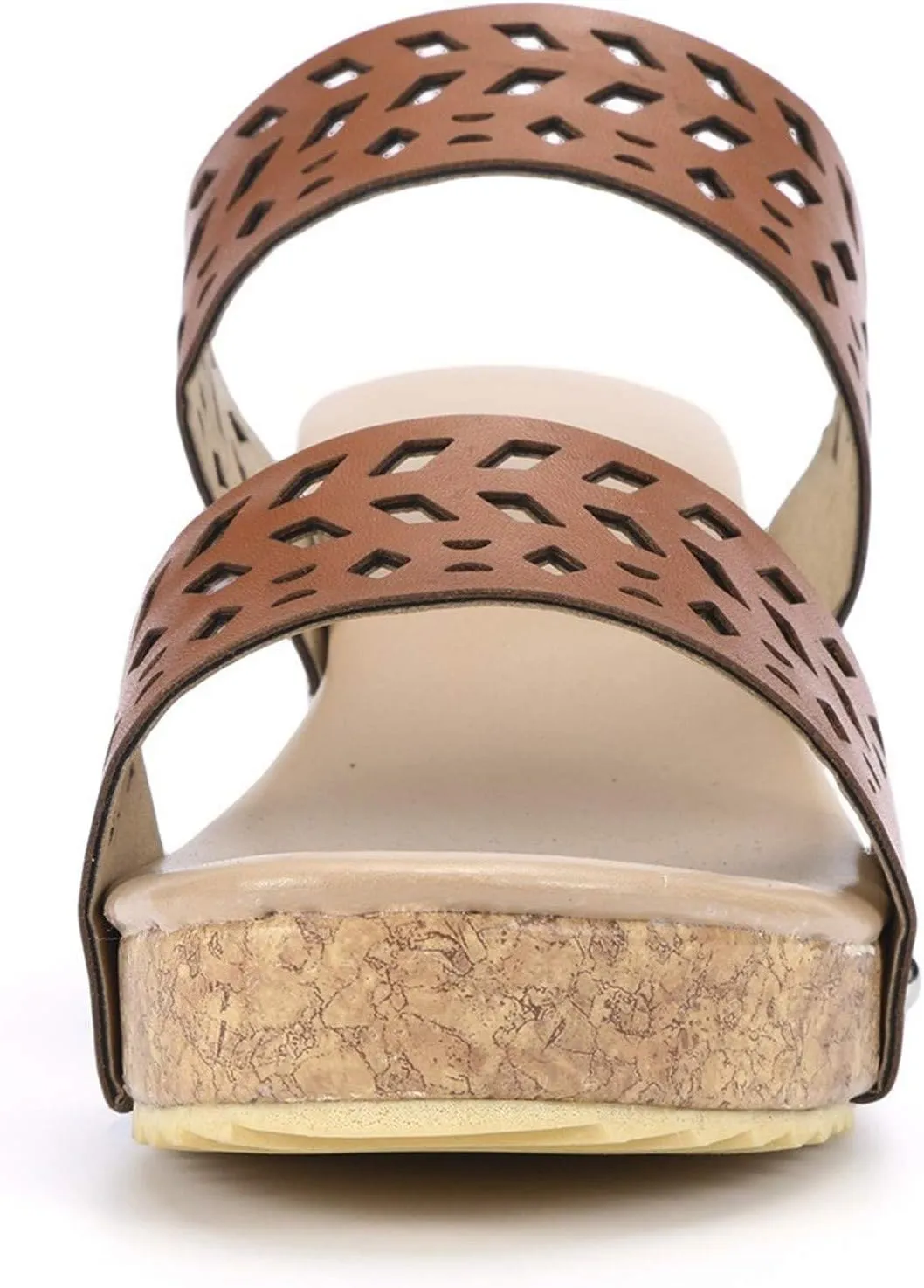 Platform Sandals Women Wedge Ankle Band Cork Platform Slip-Resistant Sole Casual Beach Walking Sandals 2025 Spring and Summer Vacation