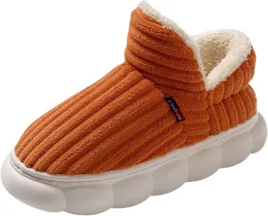 Pluffi Cozy Stylish Slipper, Pluffi Slipper Booties, Winter Fuzzy Warm Thick-Soled Plush House Furry Slides Men Women