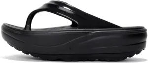 Project Cloud Flip Flops for Women Footwear - Memory Foam and Lightweight Platform Sandals Women Beach Vacation Essentials - Non Slip Durable and Soft Slippers (Abra, BLK, 11)