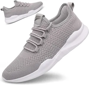 QIJGS Mens Running Shoes Sport Athletic Gym Sneakers Mesh Lightweight Tennis Fashion Workout Casual Shoes