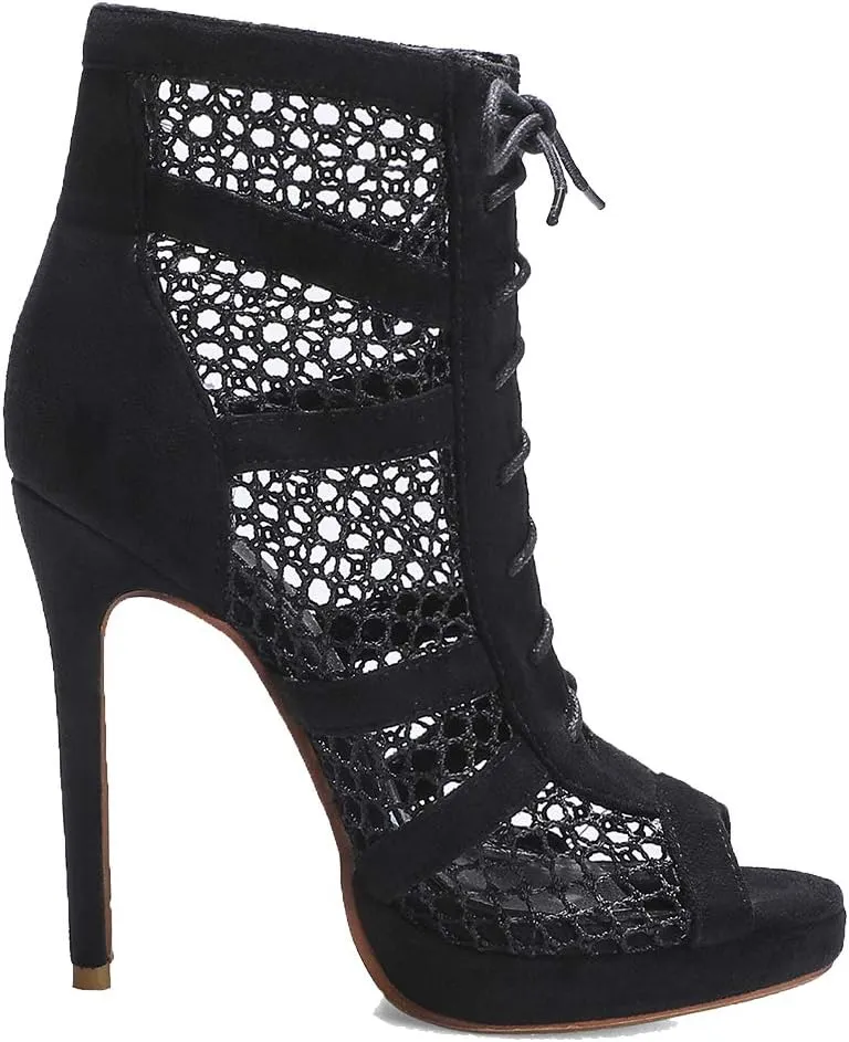 Roimaash Fashion High Top Sandals Stiletto High Heels