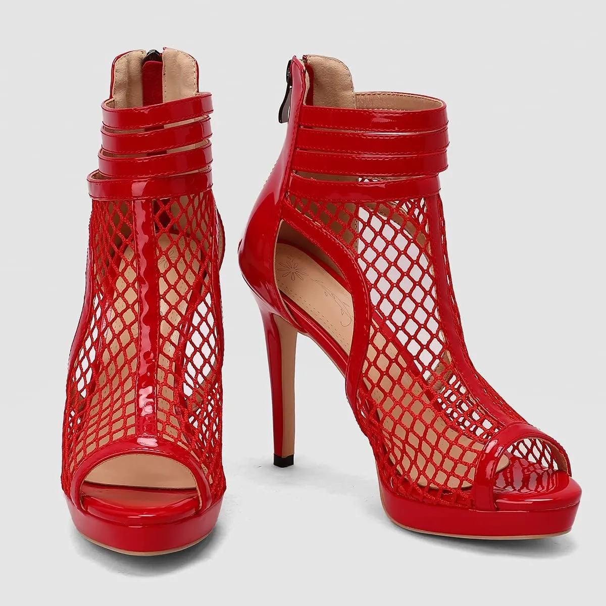 Roimaash Fashion High Top Sandals Stiletto High Heels