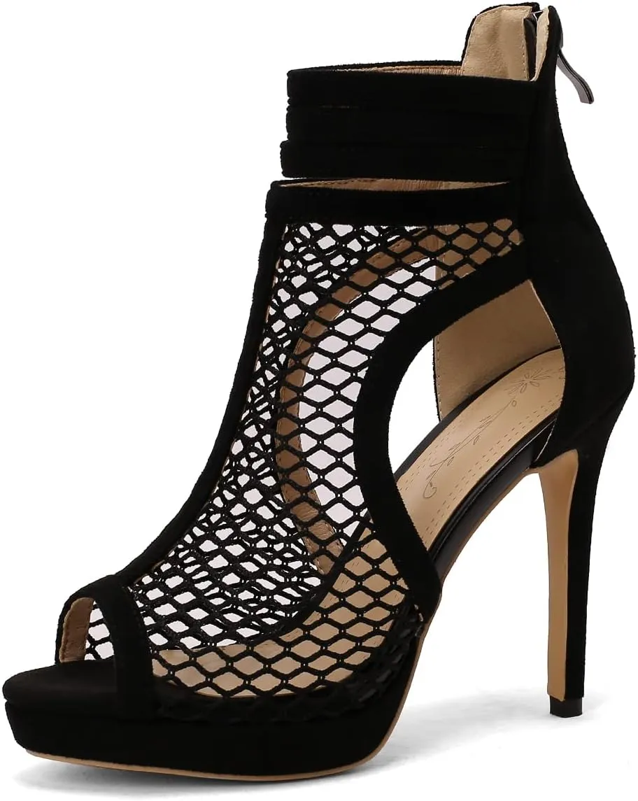 Roimaash Fashion High Top Sandals Stiletto High Heels