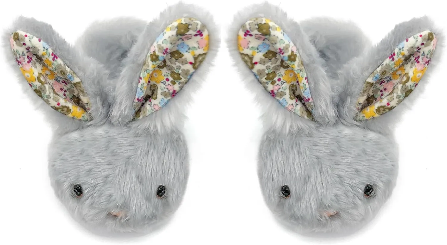 rosyclo Toddler Slippers Boy and Girl Bunny Slippers Plush Cute Non-Slip Warm Winter Shoes, Suitable for indoor and outdoor Kids Slippers