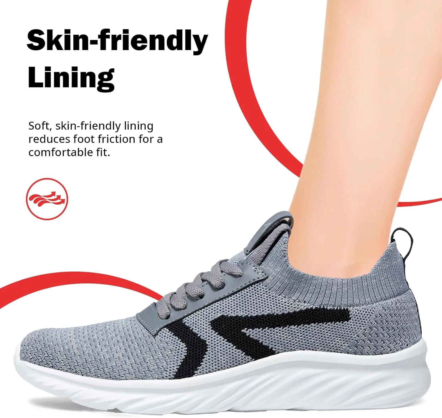 Running Shoes for Men Tennis Walking Gym Sneakers Lightweight Mesh Breathable Casual Sports Workout Shoes
