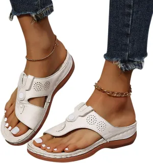 Sandalias para Mujer Elegantes, Flip Flops for Women Summer Beach Casual Sandals Comfortable Comfy Flip Flops