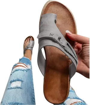 Sandalias para Mujer Elegantes, Flip Flops for Women Summer Beach Casual Sandals Comfortable Comfy Flip Flops