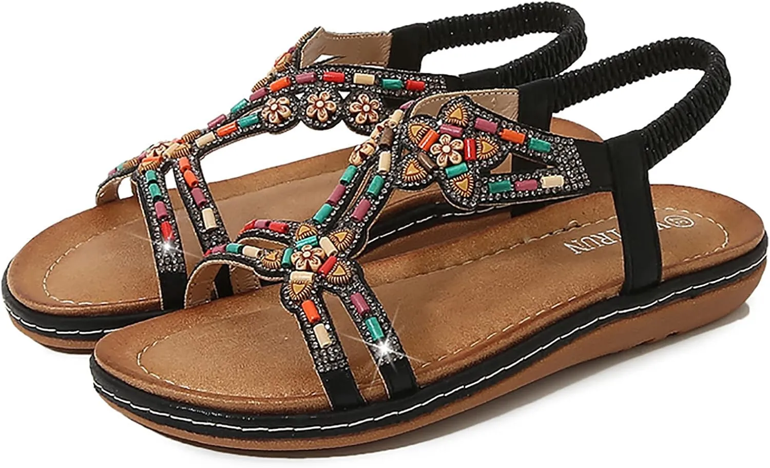 Sandals Womens Platform Sandals Women's Low Wedges Open Toe Flatforms Wedge Girls Ladies Summer Beach