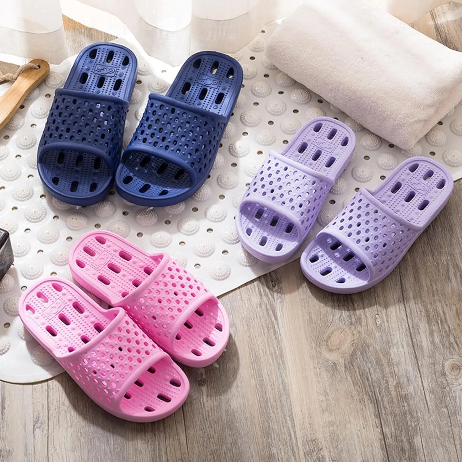 Shower Sandals Pillow Slippers for Men Shower Shoes Cloud Slippers for Women Travel Slippers for Women and Men