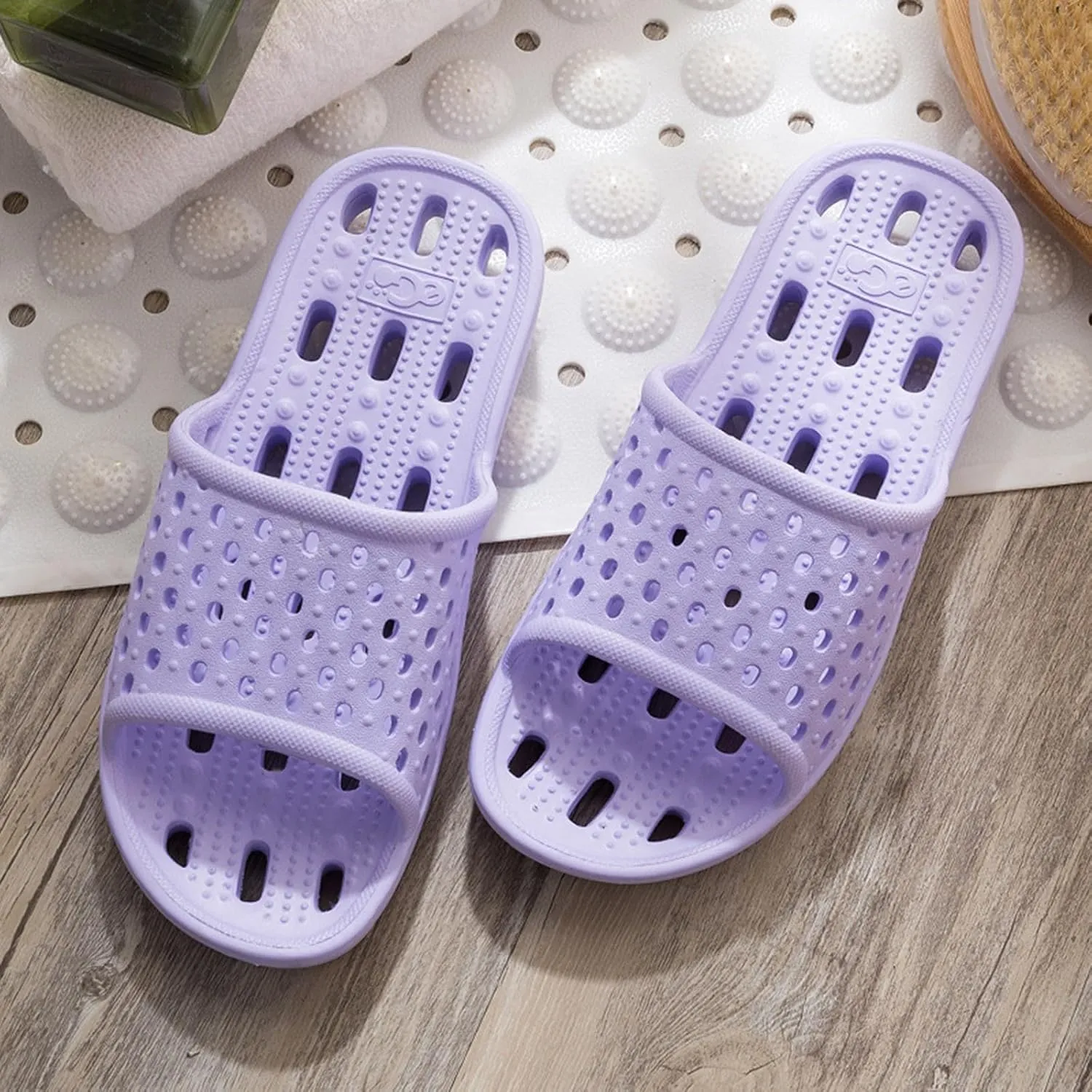 Shower Sandals Pillow Slippers for Men Shower Shoes Cloud Slippers for Women Travel Slippers for Women and Men