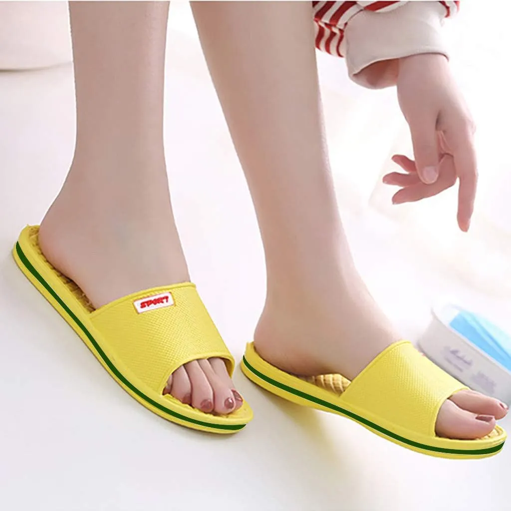Shower Slide Sandal for Women Indoor Home Beach Non Slip Sandal Bathroom Slipper Women's Non Slip Slippers
