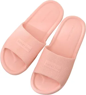 Shower Slippers Mens Slides Bath Slippers Cloud for Men House with Arch Support Travel for Women and Men