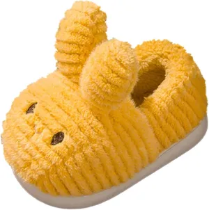 Slippers for Girls Size 12 Fashion Cute Autumn And Winter Girls Boys Slippers Flat Soft Girls Fuzzy Flip Flop Slippers