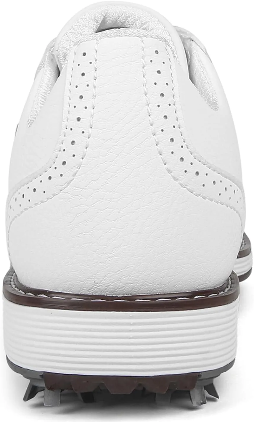 Spikes Golf Shoes Men Professional Golf Shoes Waterproof Walking Footwears for Golfers Outdoor Gym Sneakers