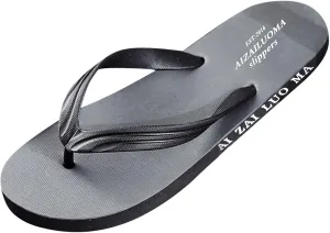 Vickyleb Flip Flops for Men,Men's Flip Flops Trendy Summer Comfortable Fashion Beach Sandals C