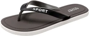 Vickyleb Flip Flops for Men,Men's Flip Flops Trendy Summer Comfortable Fashion Beach Sandals C
