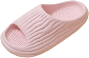 Women's Flat Slippers Dry Quickly Lightweight Bath Slippers Vacation Sandals Shower Slides for Women