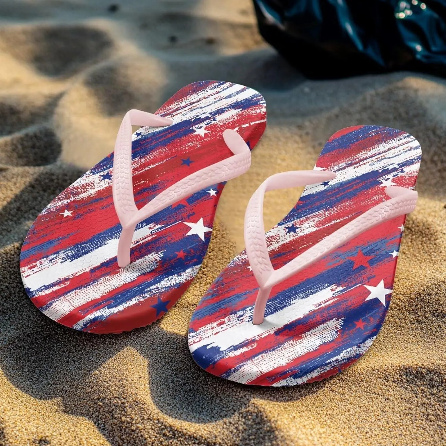 Women's Flip Flops Fashion Summer Sandal Lightweight Thong Sandals Non-Slip Shower Shoes Soft Slippers for Casual Beach Pool US Size 5-9