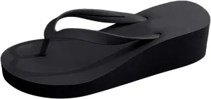 Women's Ladies Platform Wedges Bohemian Beach Shoes Slippers Sandals Summer Beach Flip Flops for Women
