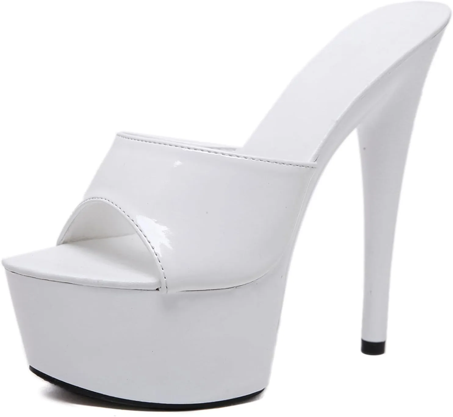 Women's Platform Sandal Stilettos Slip On High Heels